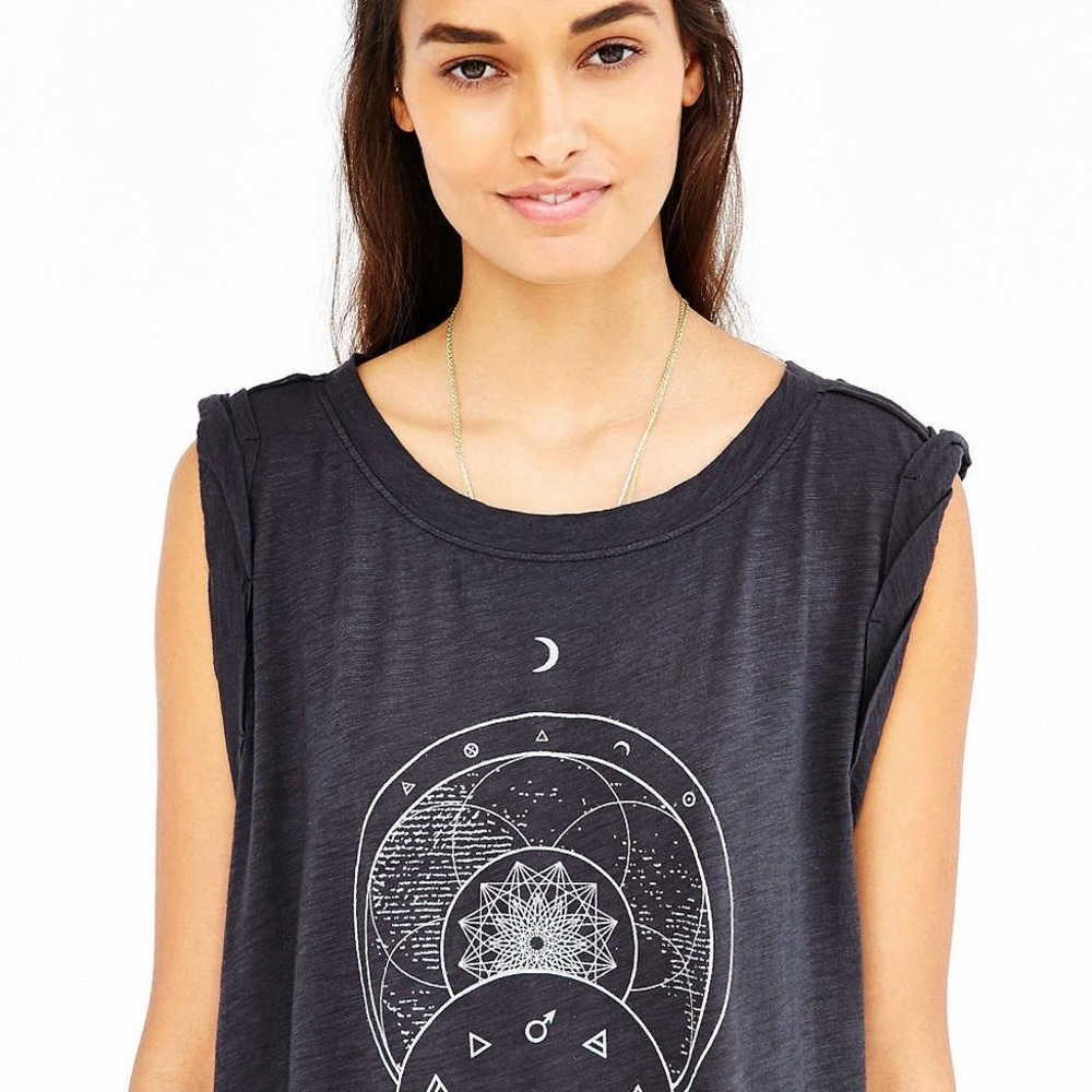 Truly Madly Deeply Mystic Moon Circles Muscle Tank